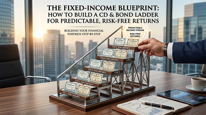 The Fixed-Income Blueprint: How to Build a CD and Bond Ladder for Predictable, Risk-Free Returns