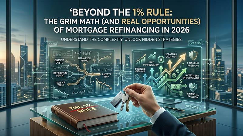 Beyond the 1% Rule: The Grim Math (and Real Opportunities) of Mortgage Refinancing in 2026